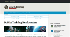 Desktop Screenshot of dodiatraininghq.com